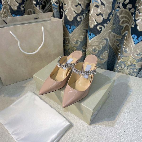 

classics women heels shoes sandals fashion beach thick bottom slippers alphabet lady leather high heel shoe slides 12, Black