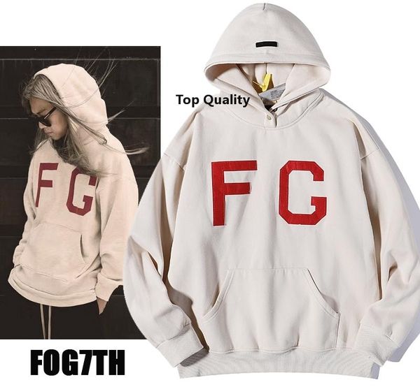 

mens womens hoodeds big fg printing hoodies fashion streetweatshirts loose hoodie loovers clothing hooded plus fleece swe, Black