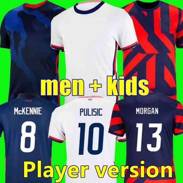 

2021 2022 custom pulisic mckennie away soccer jerseys 21 22 aaronson musah usas rapinoe morgan lloyd america football shirt united states ll, Black;yellow