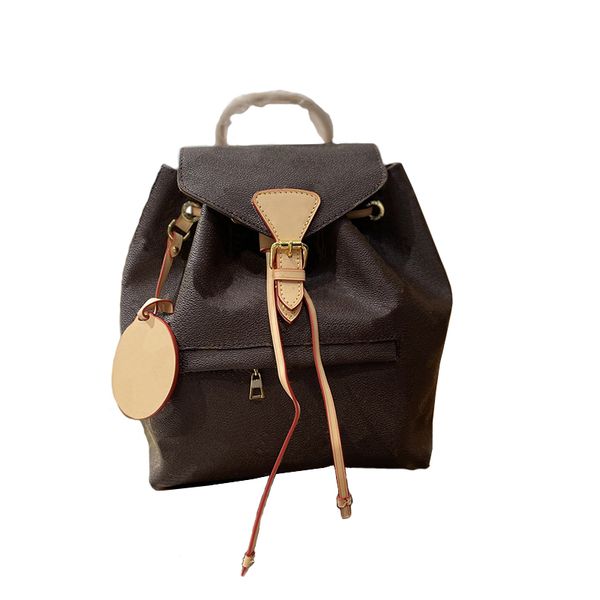 

backpack bags elling classic retro versatile style solid color drawstring design soft and delicate multi function versatile designer bag