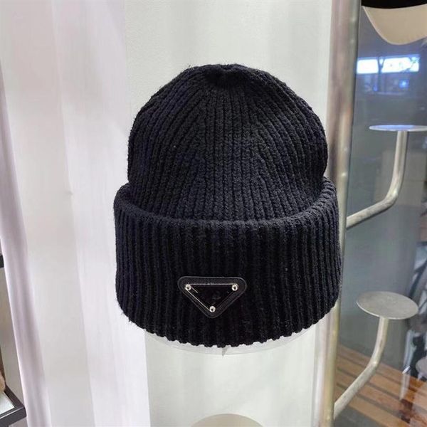 

brand winter knitted multicolor skullcap casual hip hop hat women men acrylic beanie cap solid color keep warm elasti209g, Blue;gray