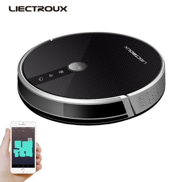 

liectroux robot vacuum cleaner c30b 3000pa suction 2d map navigation with304c