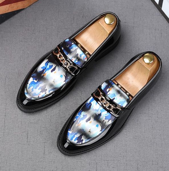 

mens designer loafers shoes classic slip-on luxurys dress sneakers metal button real leather brand oxfords casual shoe for men size: eu39-43, Black