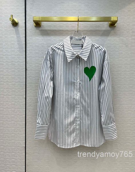 

women's blouses & shirts love stripe shirt temperament aging care machine off shoulder long sleeve spring and autumn high end, White