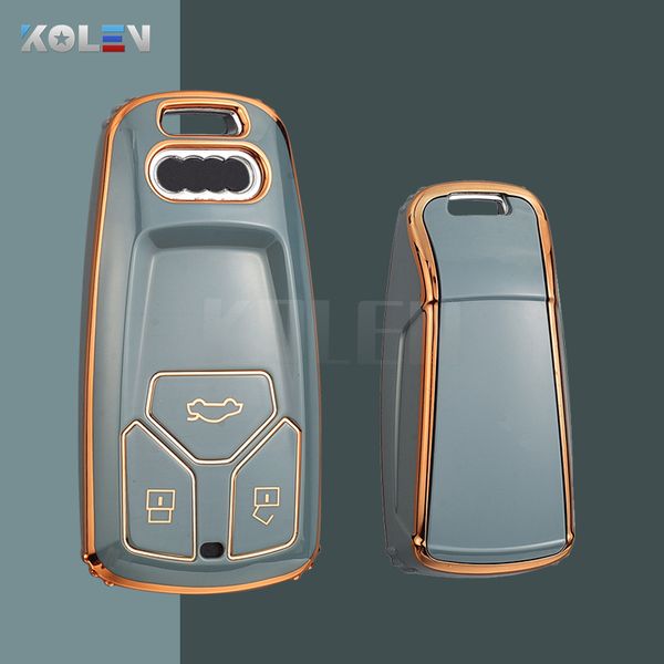 

new tpu car remote key case cover shell fob for audi a4 b9 a5 a6 8s 8w q5 q7 4m s4 s5 s7 tt tts tfsi rs protector accessories