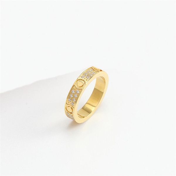 

with box fashion designer eternity screw band rings diamond love jewelry rings couple gj258q, Silver