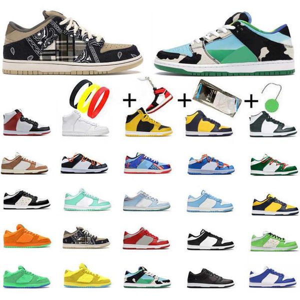 

mens womens sb dunks low shoes chunky bears medicom toy kentucky travis scotts orange civilist men women casual sneake240j
