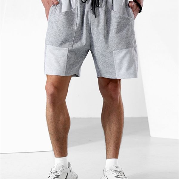 

mens summer casual sports shorts mens over sized highwaisted multipocket cargo five pants 220616, White;black