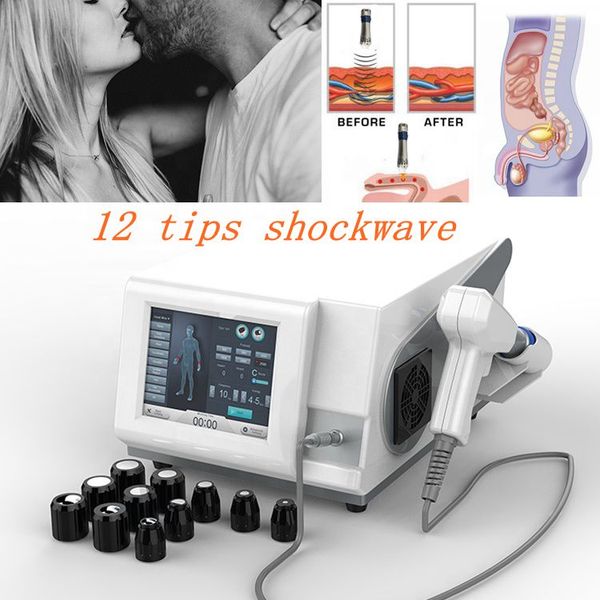 

pain relief ultrasound pneumatic shockwave other massage items therapy device with 12 treatment tips rehabilitation extracorporeal shock wav