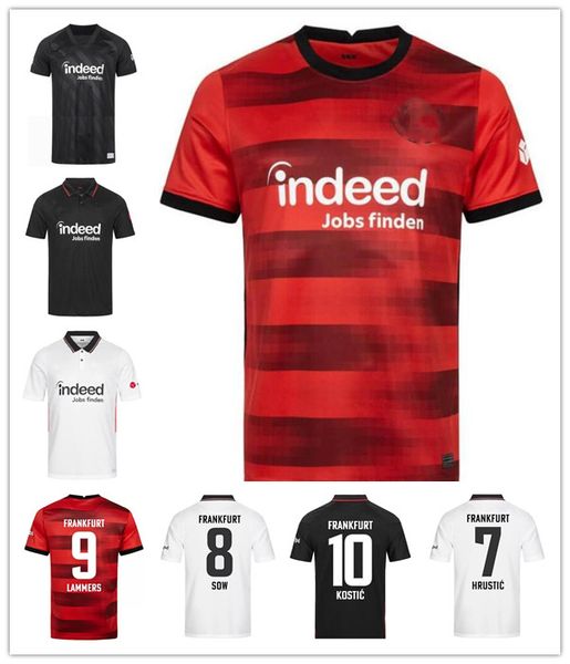 

21 22 23 eintracht frankfurt soccer jerseys 2021 kostic sow klammers, Black;yellow