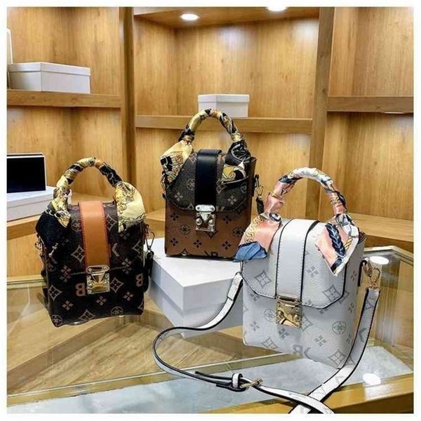 

super low discount female printed single shoulder silk scarf small square net red foreign style bag 80% off outlet online