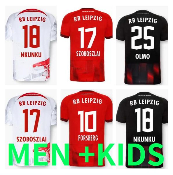 

21 22 23 rb nkunku leipzigs silva soccer jersey 2021 2022 2023 rbl football shirts haidara olmo szoboszlai poulsen klostermann forsberg laim, Black;yellow