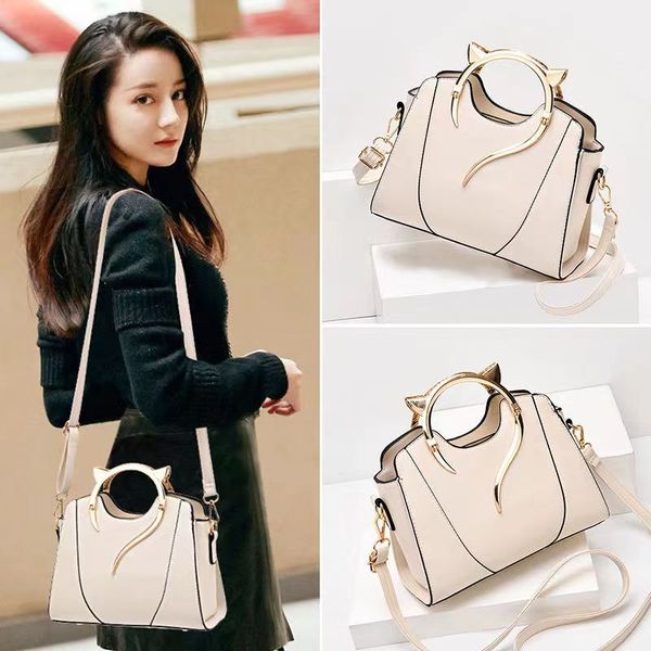 

women's hand bag versatile simple casual messenger shoulder bag