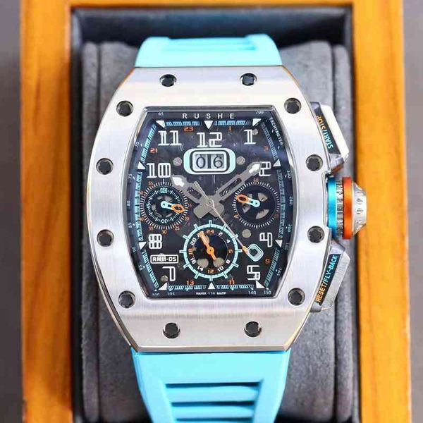 

watches wristwatch designer luxury mens mechanical watch richa milles automatic imported movement wine barrel tourbillon business siwss wri, Slivery;golden