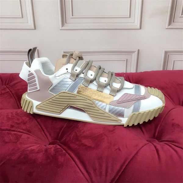 

shoes men women sneakers in mixed materials luxury designer mens womens sneaker trend