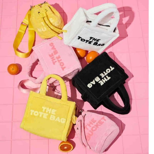 

handbag luxury plush tote basket bag designer shoulder crossbody tote bag fashion bali drawstring bucket shopper purse sac