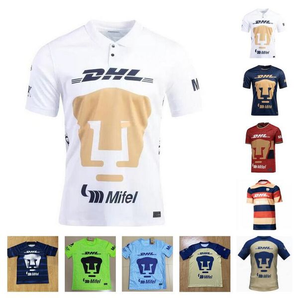 

2021 2022 2023 club universidad nacional unam pum soccer jerseys men women home away third gold stadium jersey 21 22 23 castillo camiseta pr, Black;yellow