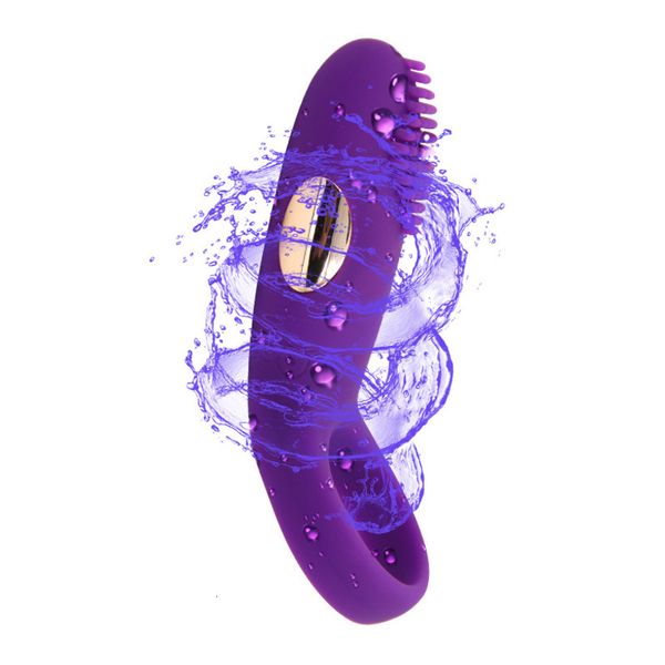 Toys de brinquedos sexuais massageador de massageador de vibradores p￪nis produtos adultos de adultos de adultos de salm￣o masculino de travamento de silicone anel de silicone Treinamento de vibra￧￣o usando a9mk