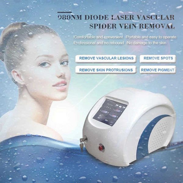 

980nm vascular removal blood vessel remove laser machine spider vein therapy blood spiders clearance dvice, Black