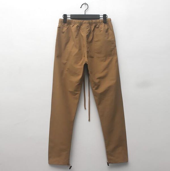 

men's pants trousers tide brand casual pants fg closure high street european american spring summer thin, Black
