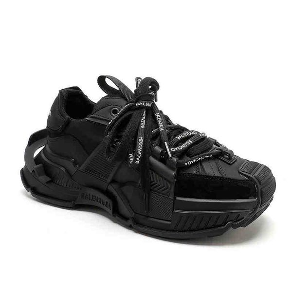 

designer men women rubber 2022 new paris daddy leather thick soled increased casual women's shoes net red niche explosion street sneake