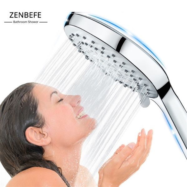 ZenBefe Pressurizado Chuveiro Bocal De Mangueira Conjunto Para Chovendo Doméstica Banhando Single-Head com Big Water 220401