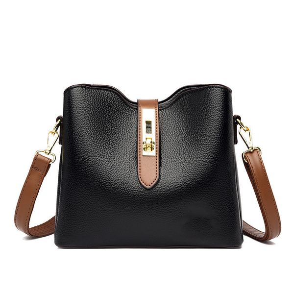 

luxurys designers bags luxurious bag woman handbags pu soft leather bucket pack shoulder handbag designer women brand wallets tote bag color