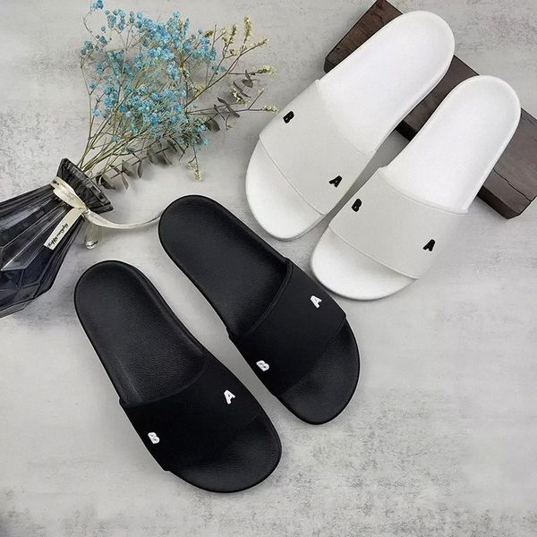 

fashion rubber designer slide slipper gear bottoms mens striped sandal causal non-slip summer huaraches platform flip flops slides u1kb#, Black