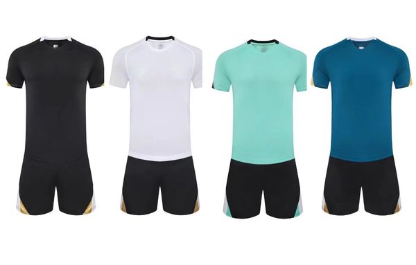 

2022 men yakuda design custom soccer jerseys sets men's mesh training football suit custom logo plus number with shorts uniforms kits f, Black