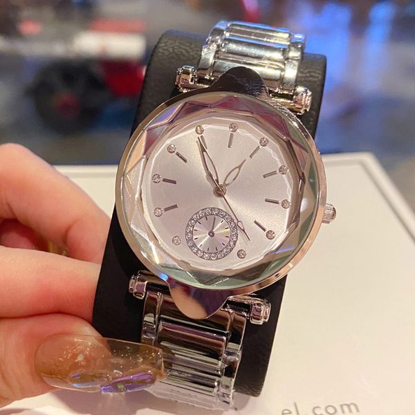 

fashion luxury womens watch brand designer watches stainless steel band 36mm lady wristwatches for women christmas mother's day gift mo, Slivery;brown