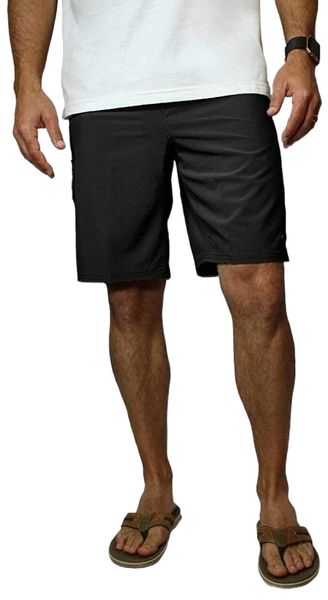 

4 way stretch fit performance short p2b1#, White;black