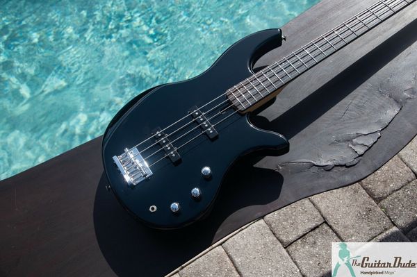 Jazz Bass ESB 85J - Сделано в Японии - Black Finish - Alder Body Electric Guitar