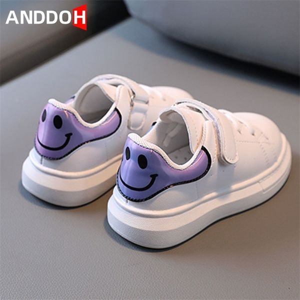 

size 21-30 kids casual soft bottom sport sneakers for girls boys children wear-resistant white shoes baby anti-slip toddler shoe 220511, Black;red