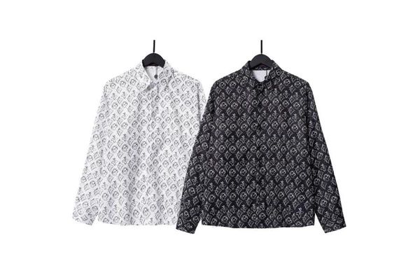 

men's dress shirt luxury slim silk t-shirt long sleeve casual business clothing plaid brand 17 color -3xl burr1.13, White;black