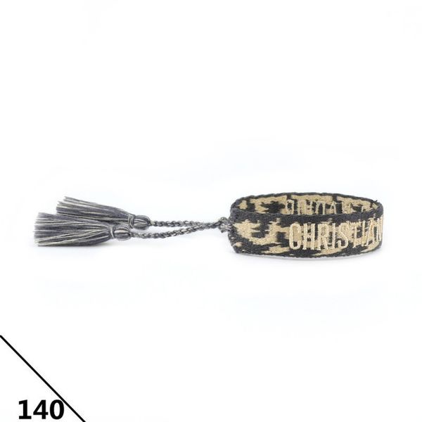 

fashion designers adjustable bracelet luxury woven friendship rope bangle brand women vintage braided men embroidery tassel bracelets jewelr, Golden;silver
