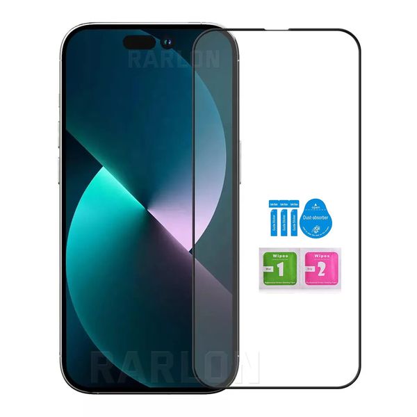 Для iPhone 14 Pro Max Screction Protector Full Cover Mobile Phonetempered Glass 11 12 13 13pro 14pro XS XR 6 7 8 плюс нет пакета