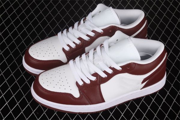 

1 low team red dc0774-116 basketball shoes womens mens size us 4-10 36-44