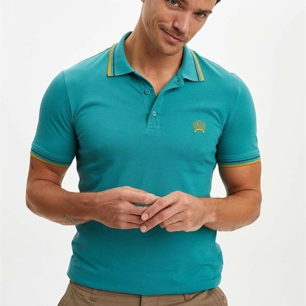 

defacto man t shirt men short sleeve t shirts men casual solid color tees m7777az20sp lj200827, White;black