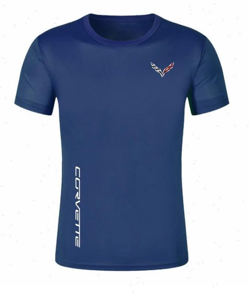 

summer casual t-shirts man print corvette car male short sleeve, White;black