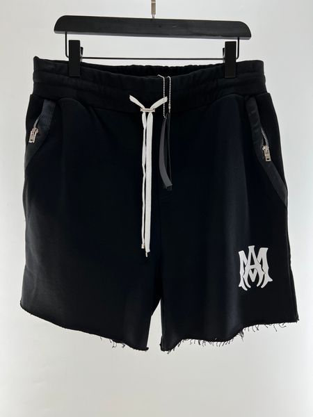 

summer 2022 new fashion brand casual shorts ~ us size designer shorts ~ cotton blended print design mens luxury black shorts, White;black