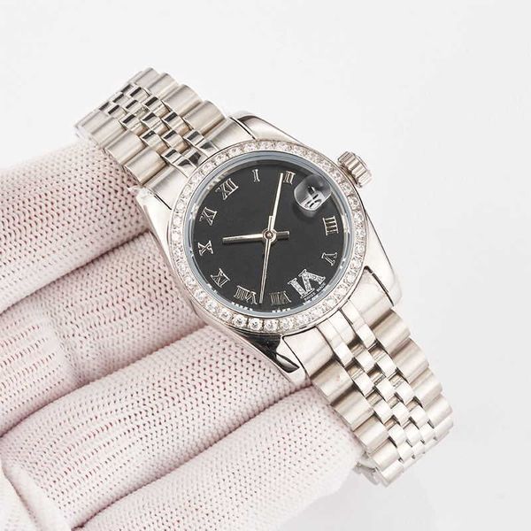 

set roman watch diamonds fashion automatic mechanical aaa quality datejust 36mm 41mm sapphire scratch resistant glass water resistant, Slivery;brown