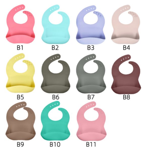 

children and children big saliva pocket infant three-dimensional 3d food-grade supplementary food bib