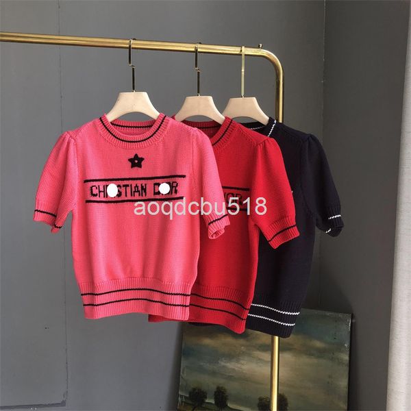 

women's knits & tees dijia high-quality knitwear women's early spring celebrities have thin temperament and short sleeved are fas, White