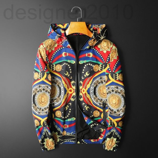 

men's jackets designer 2022 autumn and winter fashion brand men's coat print personalized long sleeve windbreaker baseball jacket, Black;brown