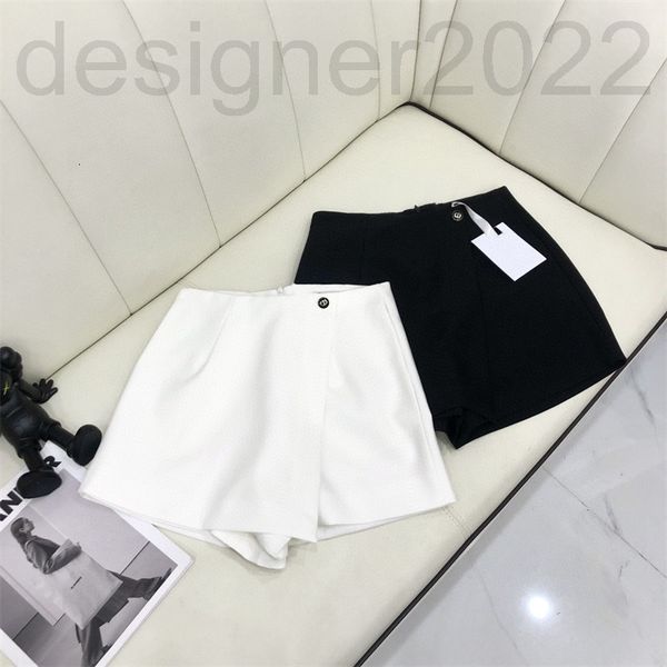 

women's pants & capris designer sharp goods high-end net red early spring simple and versatile thin a-line shorts for women xcx4, Black;white