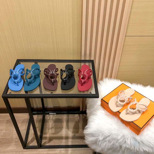 

designer lady slides flip flops leather women slippers sandal black white brown summer beach sandals