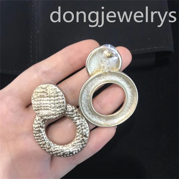 

luxury full diamond earring designer dangle chandelier pearl earrings stud dongjewelrys lovers gift ear cuff fashion jewelry women ring, Silver