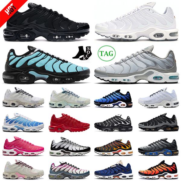 

plus tn boots women men running shoes triple black white cordura particle grey worldwide wolf smoke pink fade atlanta rainbow trainers sport