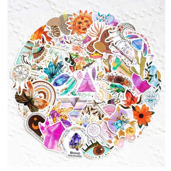 

waterproof 10/30/50pcs funny cartoon cute bohemia graffiti stickers aesthetic phone lapbike notebook art sticker decals kid classic toy car
