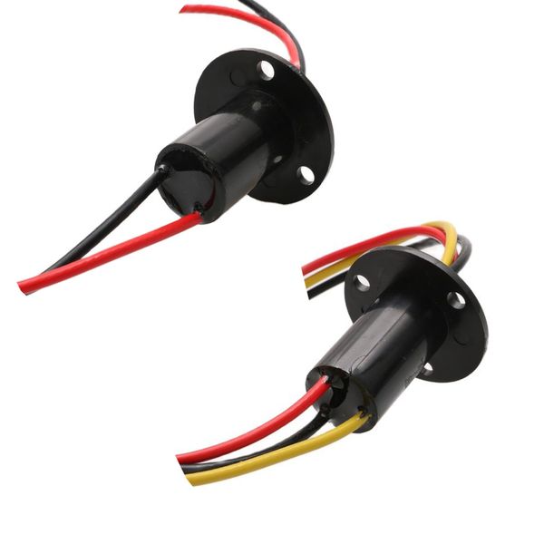 1 pcs 30a alta corrente de deslizamento de corrente diâmetro 22mm 2CH 3CH girando eléctrico anel articulação para gimbal roda de pesca robô eletrônico equipamentos acessórios